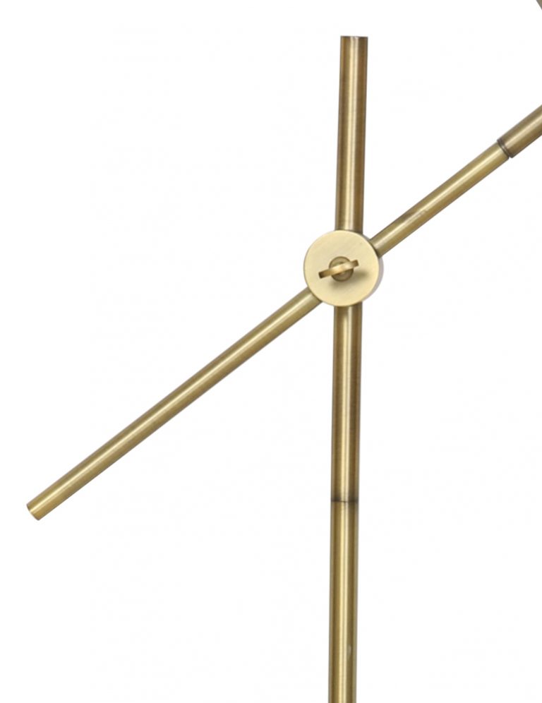 Goldene moderne Stehleuchte Light & Living - Vivaleuchten.de