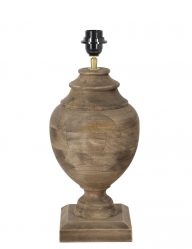 Lampe mit Holzfuß-1674B