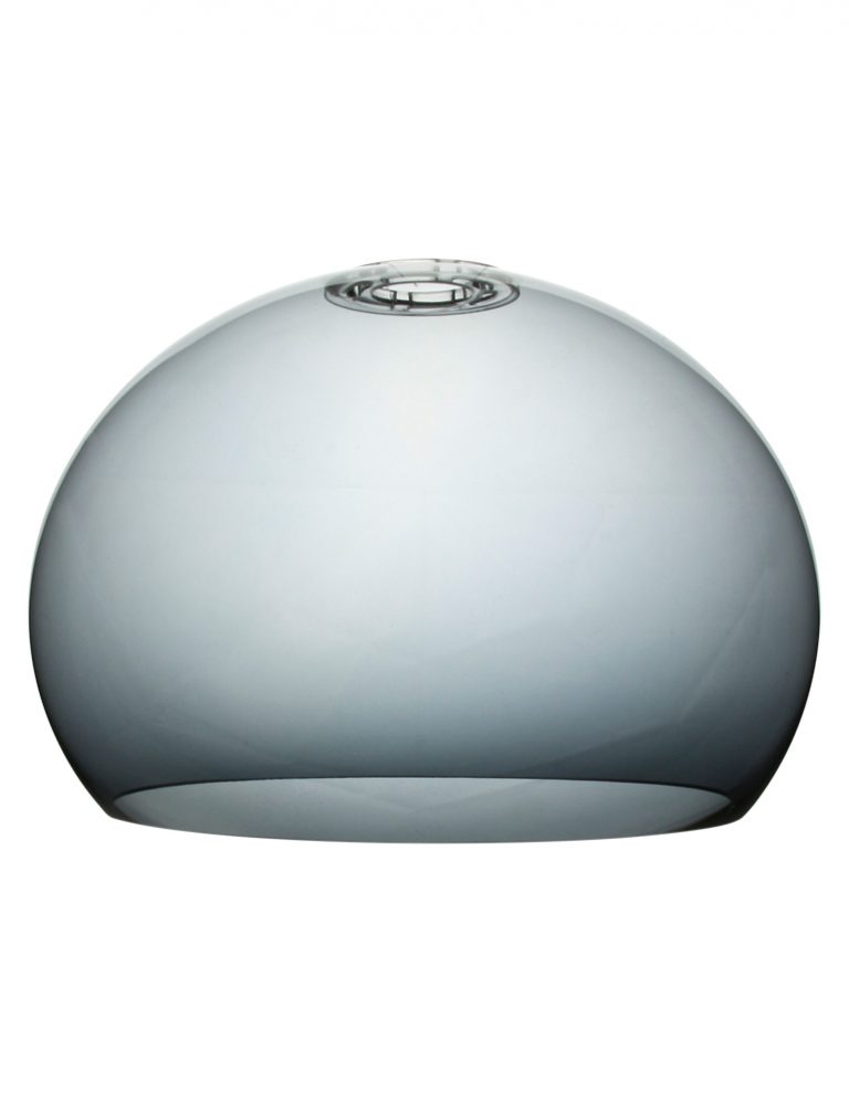 Lampenschirm aus Rauchglas Steinhauer Stresa - Vivaleuchten.de