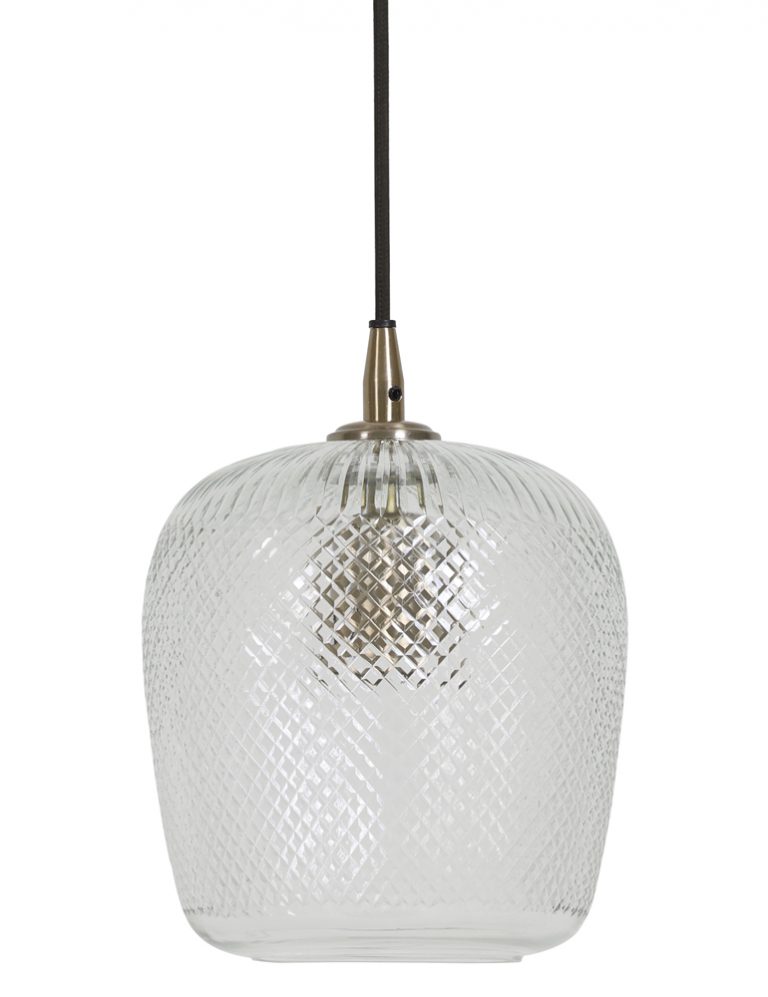 Schicke Glas-Hängelampe Light & Living Danita - Vivaleuchten.de