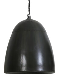 Schwarze Lampe in Kugelform-2002ZW