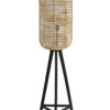 Stativ-Stehlampe mit Bambusschirm-1952BE