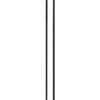 Stilvoller langer Lampensockel Schwarz-2093ZW