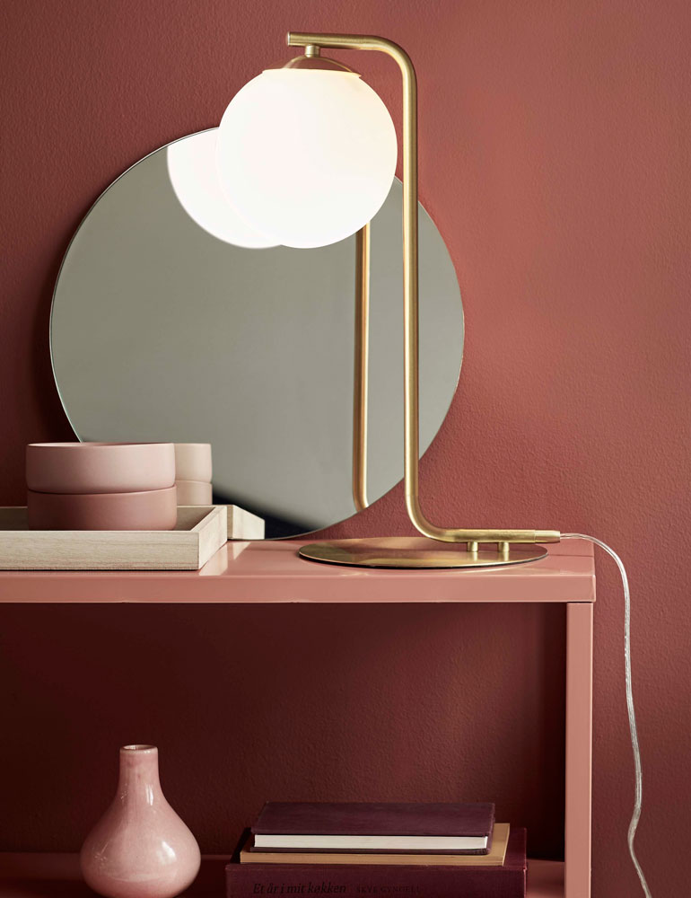 Tischleuchte kugel gold Nordlux Grant - Vivaleuchten.de