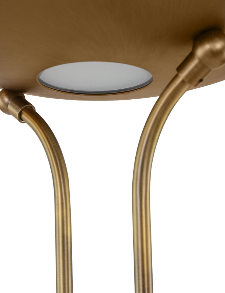 Klassische Leselampe Mexlite Jens zweilichtig LED Bronze - Vivaleuchten.de