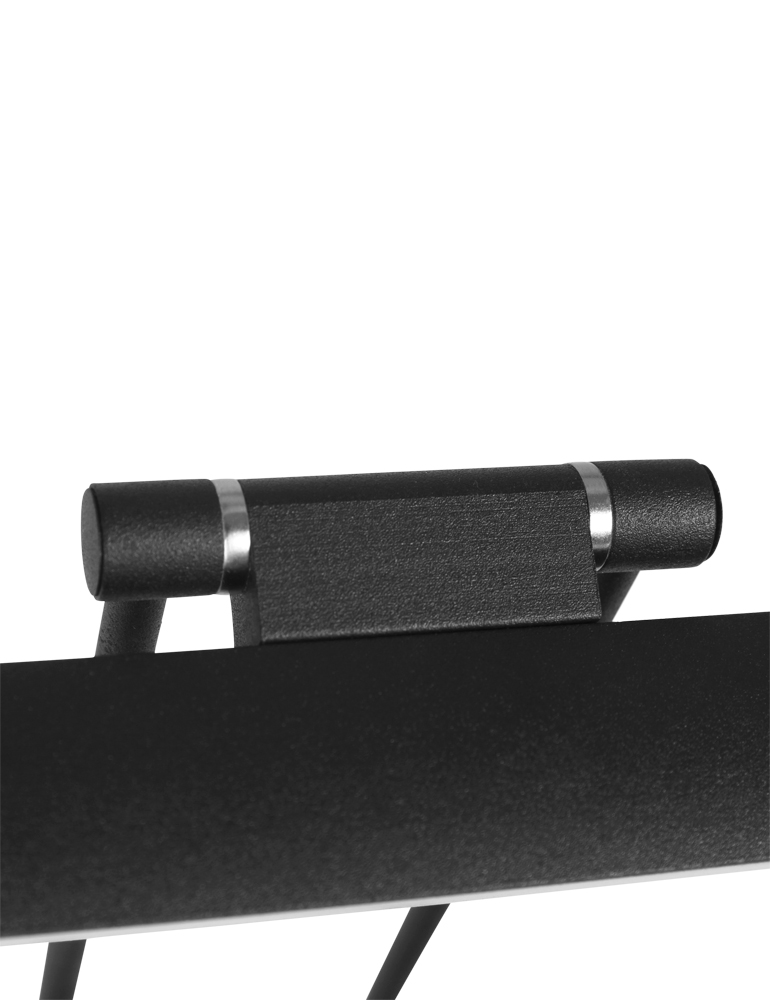 Moderne lange Bilderleuchte Steinhauer Litho LED schwarz - Vivaleuchten.de