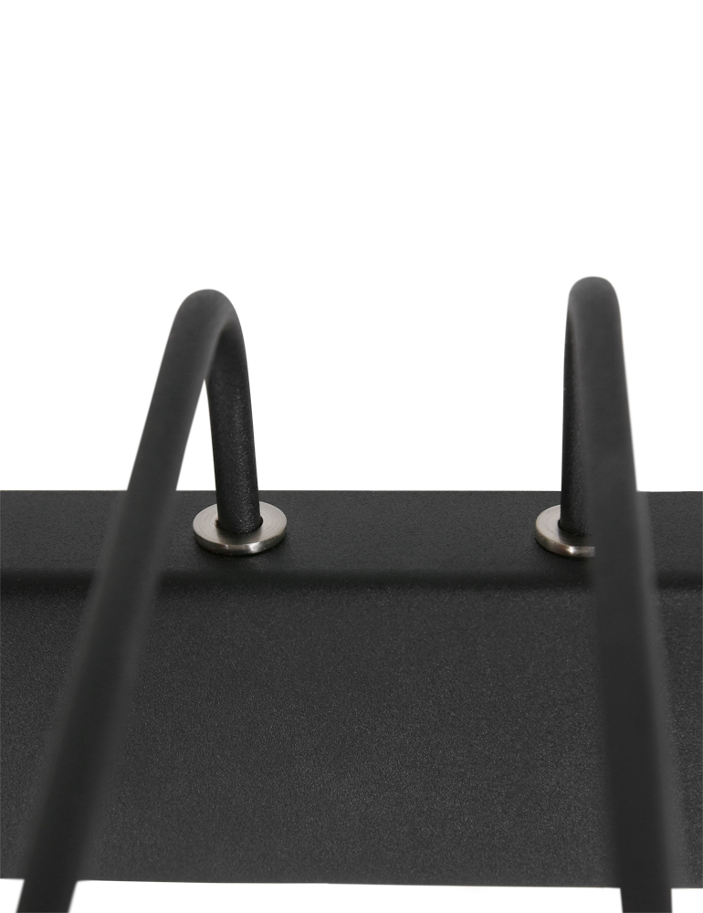 Moderne lange Bilderleuchte Steinhauer Litho LED schwarz - Vivaleuchten.de