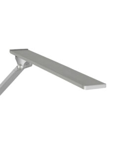 Moderne rechteckige Schreibtischleuchte Steinhauer Serenade Stahl