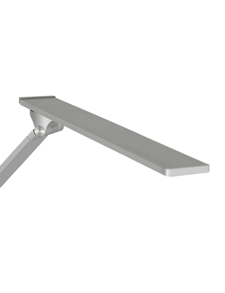 Moderne rechteckige Schreibtischleuchte Steinhauer Serenade Stahl