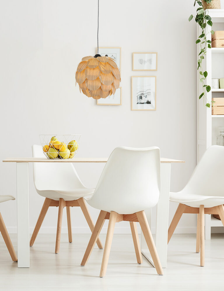 Pendelleuchte aus Holz Mexlite Finn braun - Vivaleuchten.de