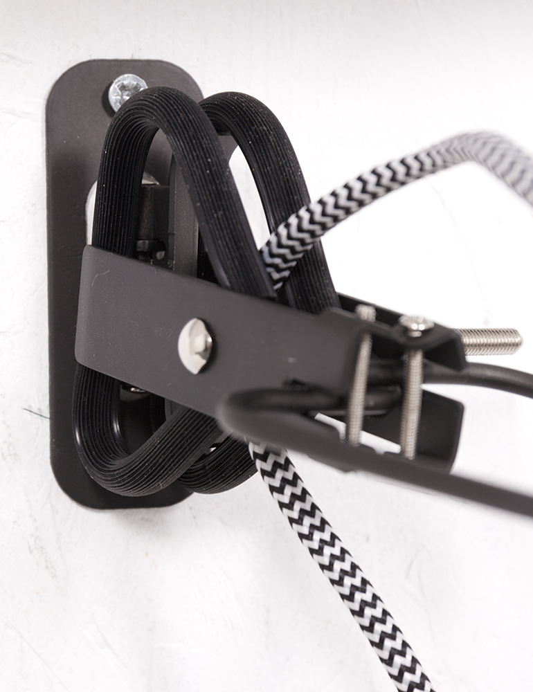 Wandleuchte Metallarmatur Mexlite Gearwood anthraziet – Bild 9