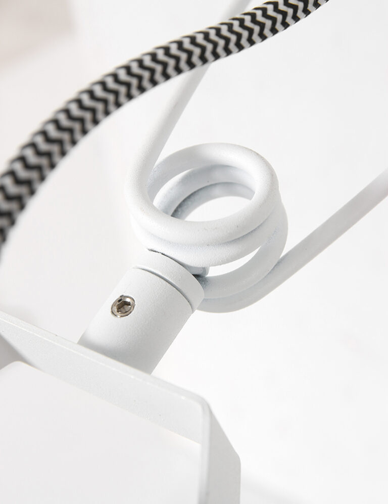 Skandinavische Wandleuchte Mexlite Gearwood weiß - Vivaleuchten.de