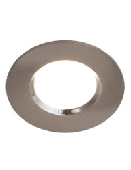 Runder LED Einbauspot Badezimmer Stahl-3031ST