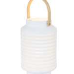 Tischleuchte Laterne Boho Anne Lighting Porcelain weiß - Vivaleuchten.de