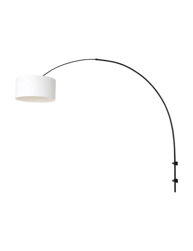 Wandbogenleuchte Lampenschirm aus Leinen Steinhauer Sparkled Light