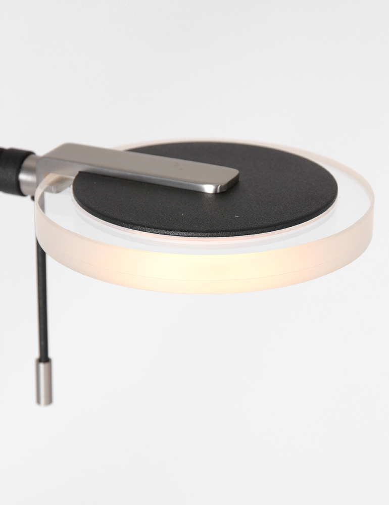 Schichte Stehleuchte modern Steinhauer Turound schwarz – Bild 3