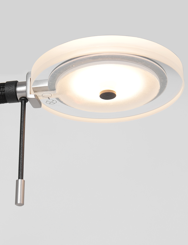 Schichte Stehleuchte modern Steinhauer Turound schwarz – Bild 4