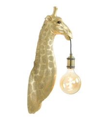 Goldene Wandleuchte Giraffe-3225GO