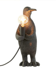 Tier Tischleuchte Pinguin schwarz-3231ZW