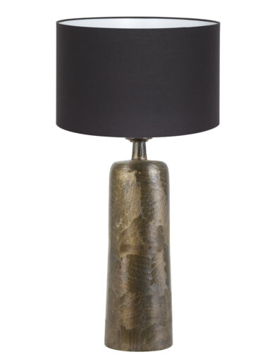Fensterbanklampe mit schwarzem Schirm Bronze-8371BR
