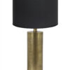 Tischleuchte mit schwarzem Schirm Gold-8417BR