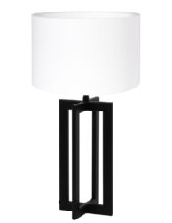 Frame Tischlampe mit weißem Schirm-8461ZW