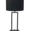 Tischleuchte mit schwarzem Lampenschirm-7194ZW