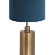 Klassischer Lamepnschirm mit blauem Lampenschirm-7309BR