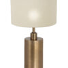 Elegante Tischleuchte mit rundem Lampenschirm-7311BR