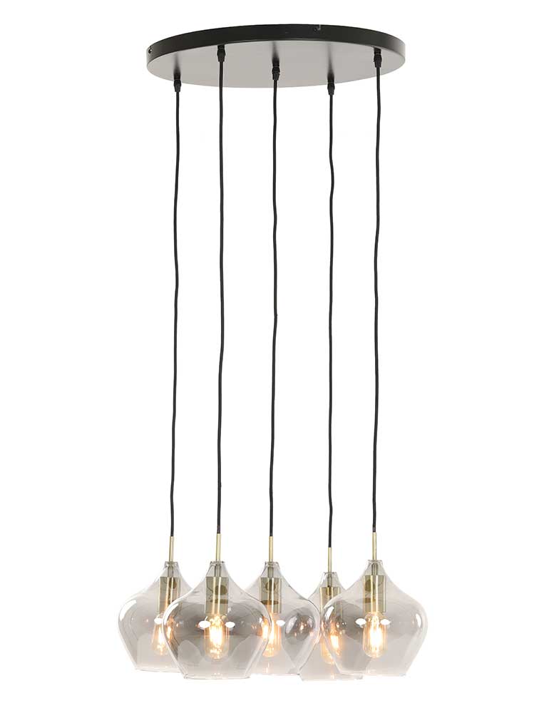 Industrielles Design Pendelleuchte Light & Living Rakel bronze – Bild 2