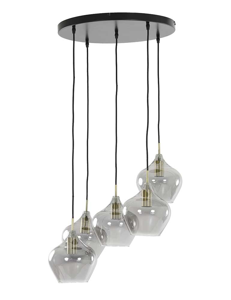 Industrielles Design Pendelleuchte Light & Living Rakel bronze – Bild 7