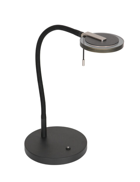tischlampe-steinhauer-turound-mattglas|schwarz-3374zw