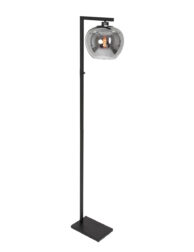 industrielle-stehlampe -steinhauer-stang-smokeglass-und-schwarz-3650zw