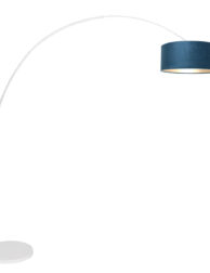 ausziehbare-bogenlampe-mit-blauem-schirm-steinhauer-sparkled-light-blau-und-mattglas-7174w-1