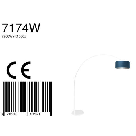 ausziehbare-bogenlampe-mit-blauem-schirm-steinhauer-sparkled-light-blau-und-mattglas-7174w-7