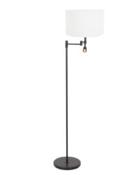 garderoben-stehlampe-stehleuchte-mit-rundem-lampenschirm-steinhauer-stang-mattglas-und-schwarz-7178zw