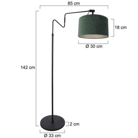 gebogene-stehlampe-mit-blaugrun-schimmerndem-schirm-steinhauer-linstrom-grun-und-schwarz-3735zw-5