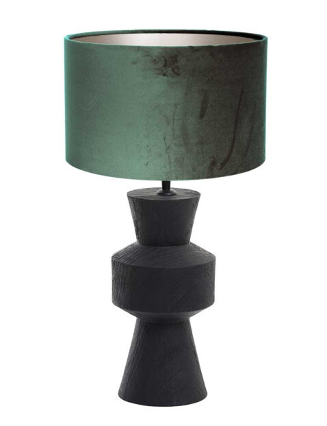 gruner-lampenschirm-mit-schwarzem-sockel -light-und-living-gregor-grun-und-schwarz-3604zw