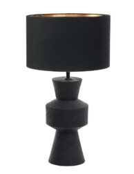 schwarze-tischlampe-mit-schirm -light-und-living-gregor-schwarz-3598zw