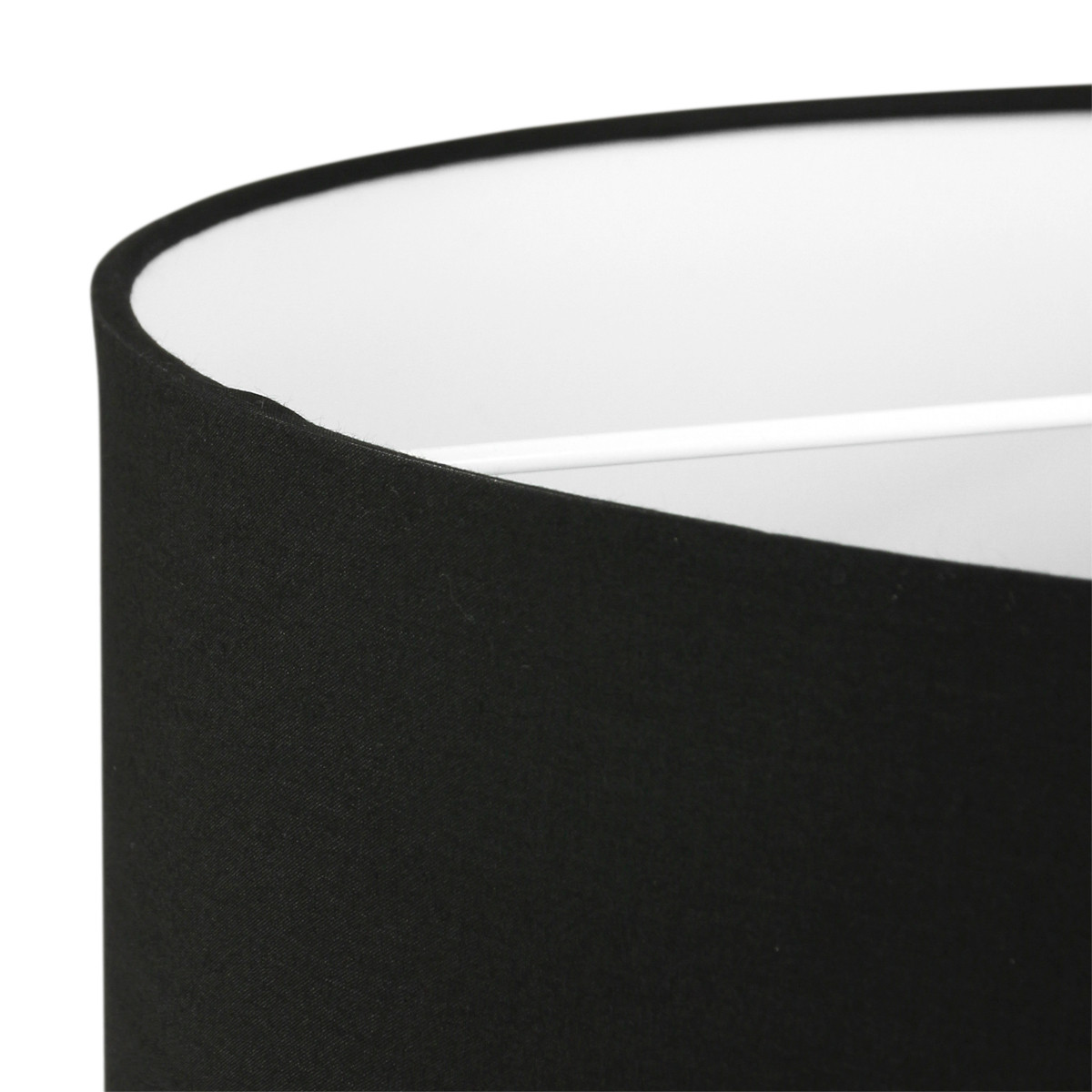Moderne schwarze Stoff-Lampenabdeckung Mexlite – Bild 3