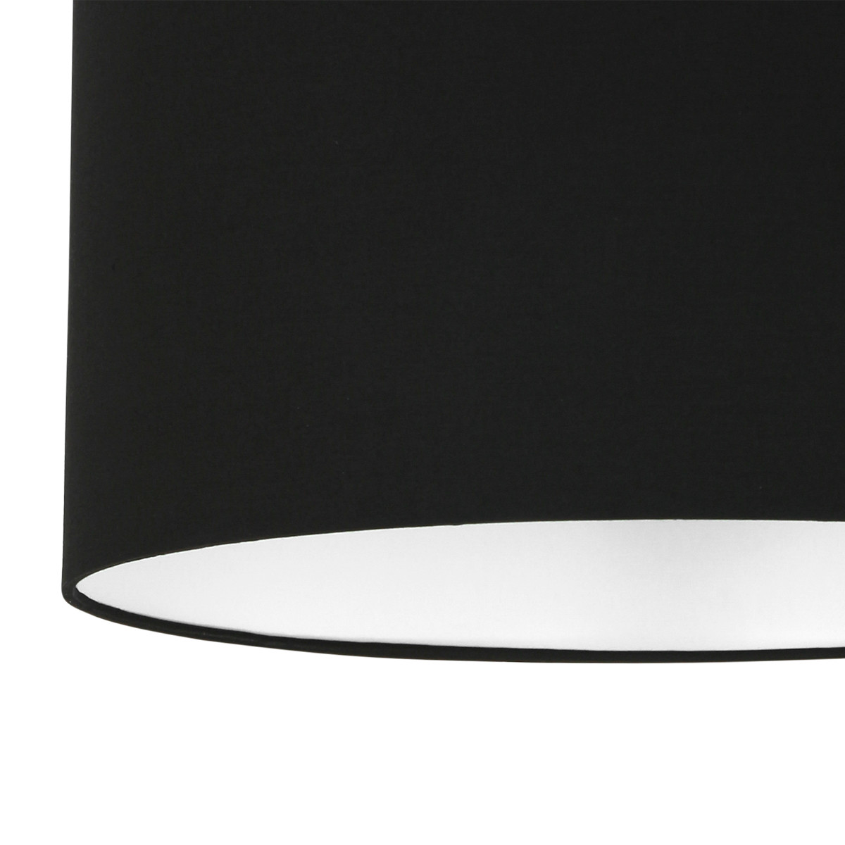 Moderne schwarze Stoff-Lampenabdeckung Mexlite – Bild 4