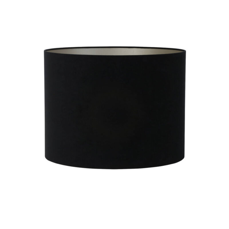 moderner-runder-schwarzer-lampenschirm-mit-silber-light-and-living-velours-2250322