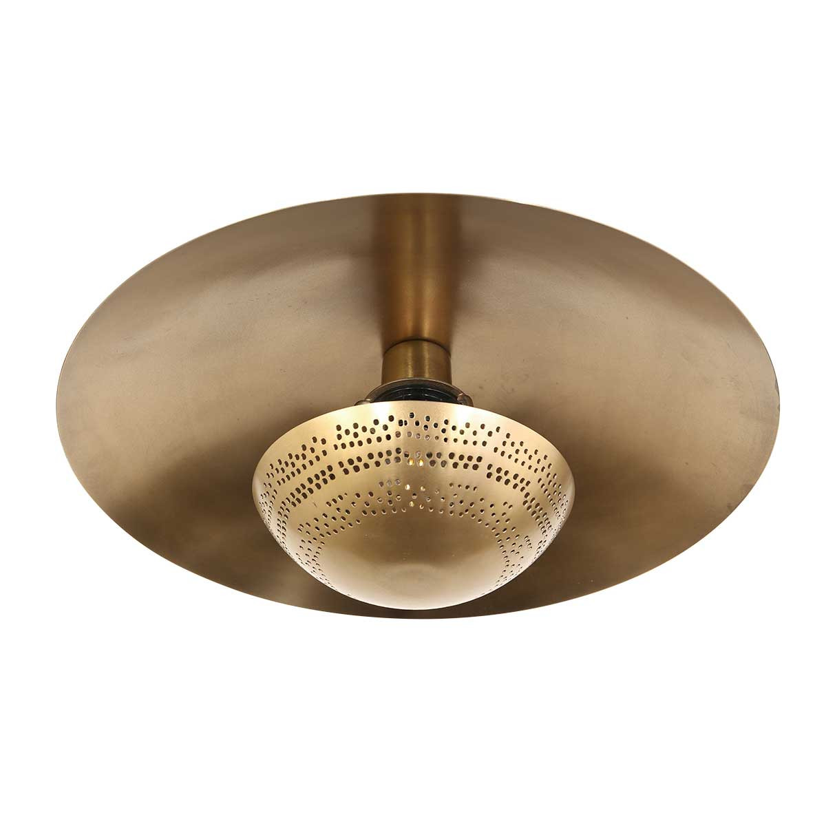Vintage Deckenlampe in Home Anne Brass & bronze Gold rund Light