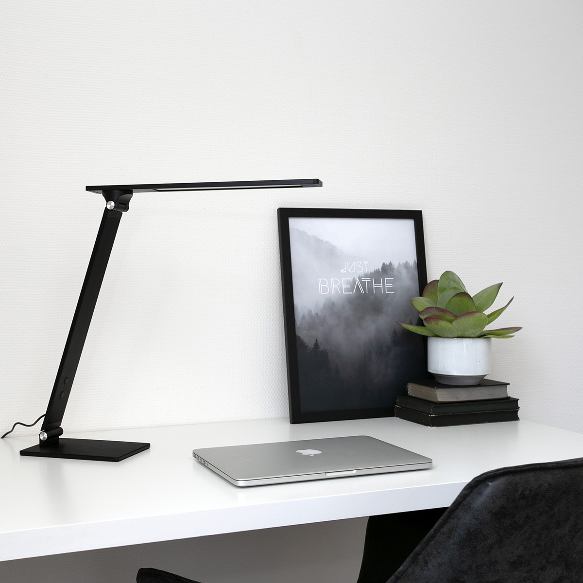 Schreibtischleuchte LED dimmbar Steinhauer Serenade schwarz | Tischlampen