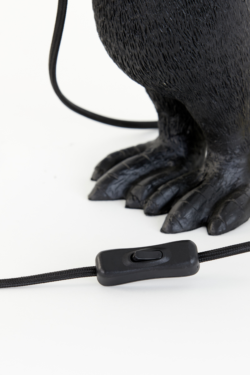 Moderne schwarze Pinguin Tischlampe Light & Living Penguin – Bild 6