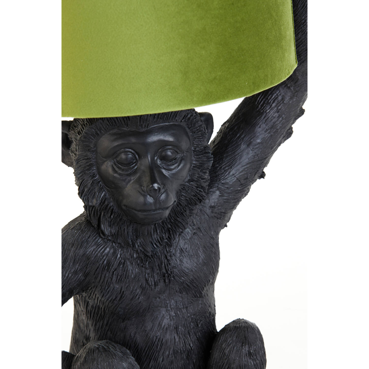 Afrikanische grüne Tischlampe mit schwarzem Affen Light & Living Monkey – Bild 6