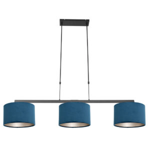 attraktive-hohenverstellbare-hangelampe-steinhauer-stang-blau-und-schwarz-3464zw