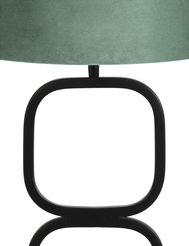 Besondere Lampe mit Kreisen Light & Living Lutika schwarz mit grün – Bild 2