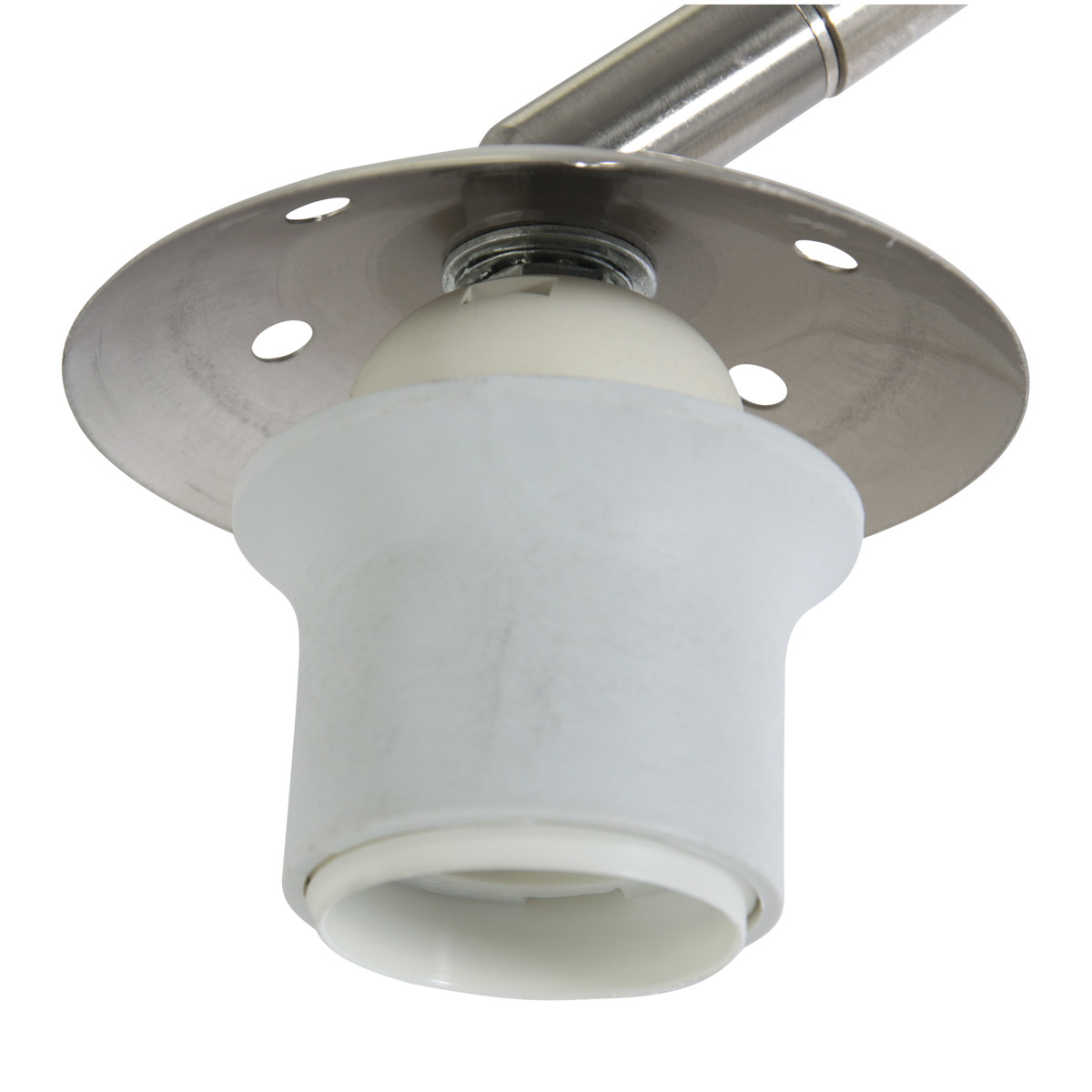 Moderne Metall-Stehlampe aus Stahl Steinhauer Sparkled Light – Bild 4