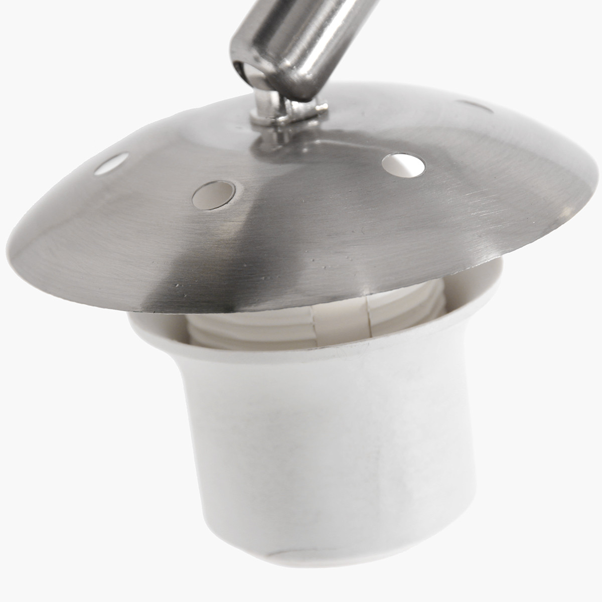 Moderne Metall-Stehlampe aus Stahl Steinhauer Sparkled Light – Bild 5